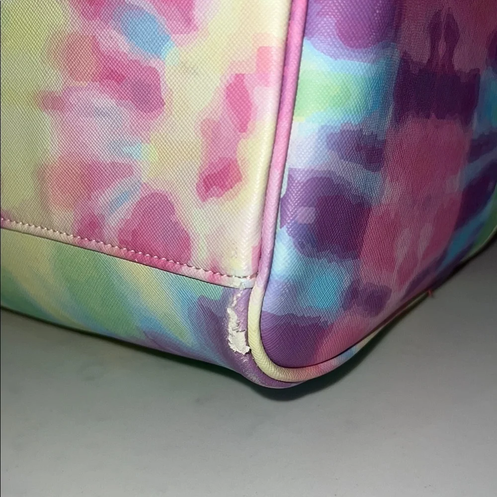Tye dye Unicorn duffel Bag with detachable strap